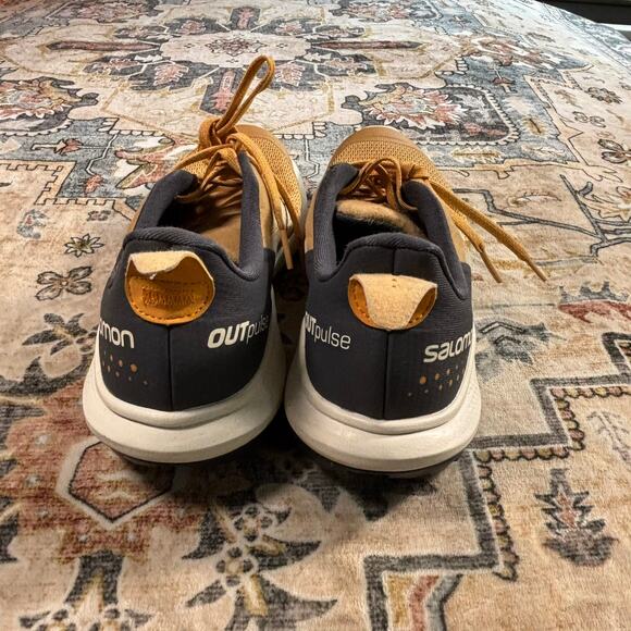 Salomon Outpulse Outdoor Hiking Shoes Women's US 9 Fenugreek Orange Sneaker - Picture 3 of 10